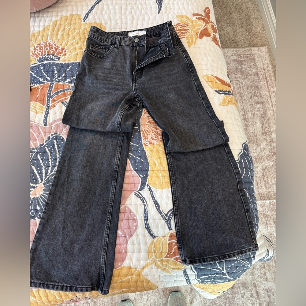 Topshop Black Flare & Wide Leg Jeans